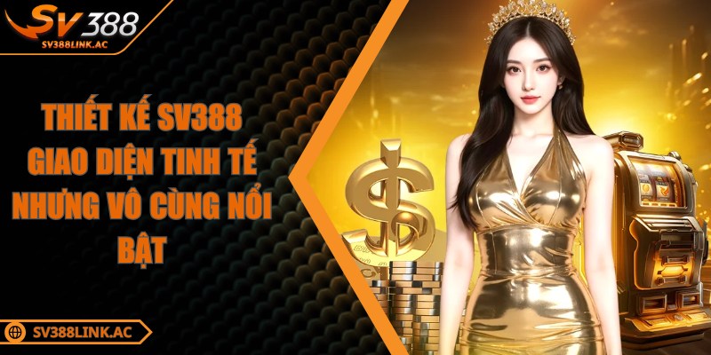 Thiết kế SV388 giao diện tinh tế nhưng vô cùng nổi bật