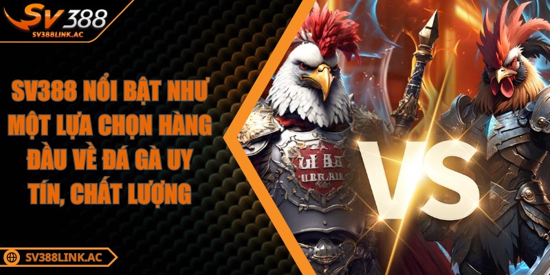 SV388 nổi bật như một lựa chọn hàng đầu về đá gà uy tín, chất lượng hàng đầu